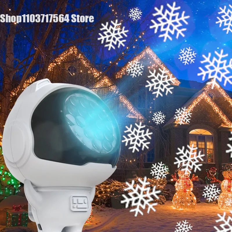 

2024 new snowstorm pattern rotating projection light USB power supply, plug-in