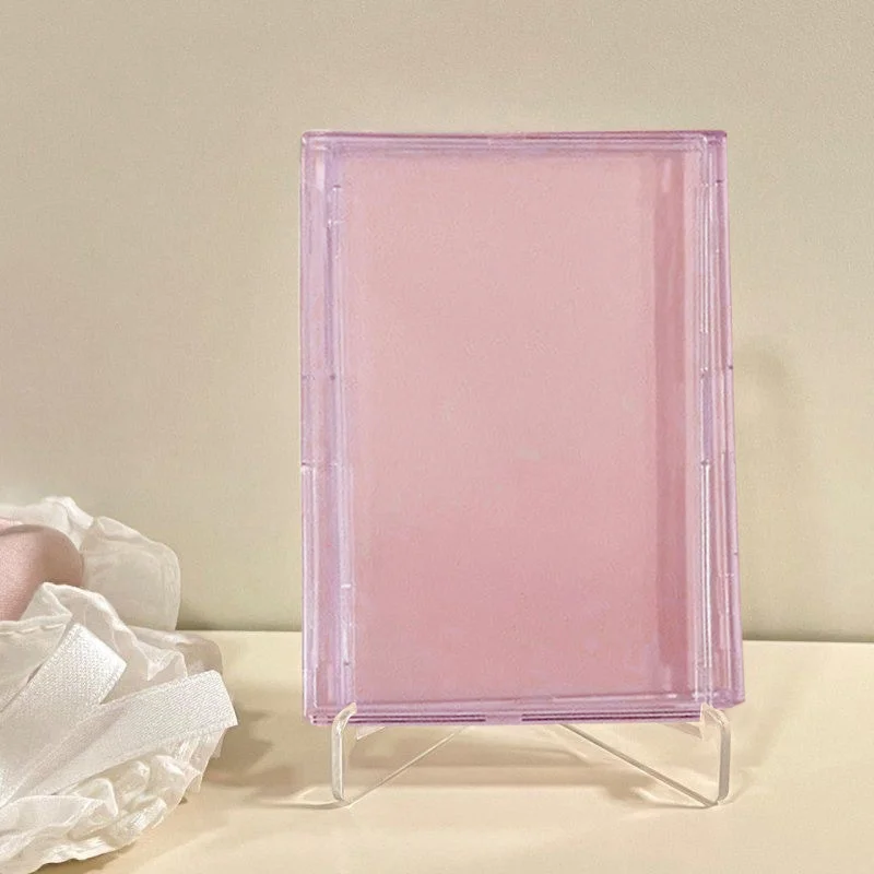 

Acrylic Transparent Photocard Holder Korean Idol Photo Protection Sleeve Clear Photos Display Photo Frame Small Card Holder