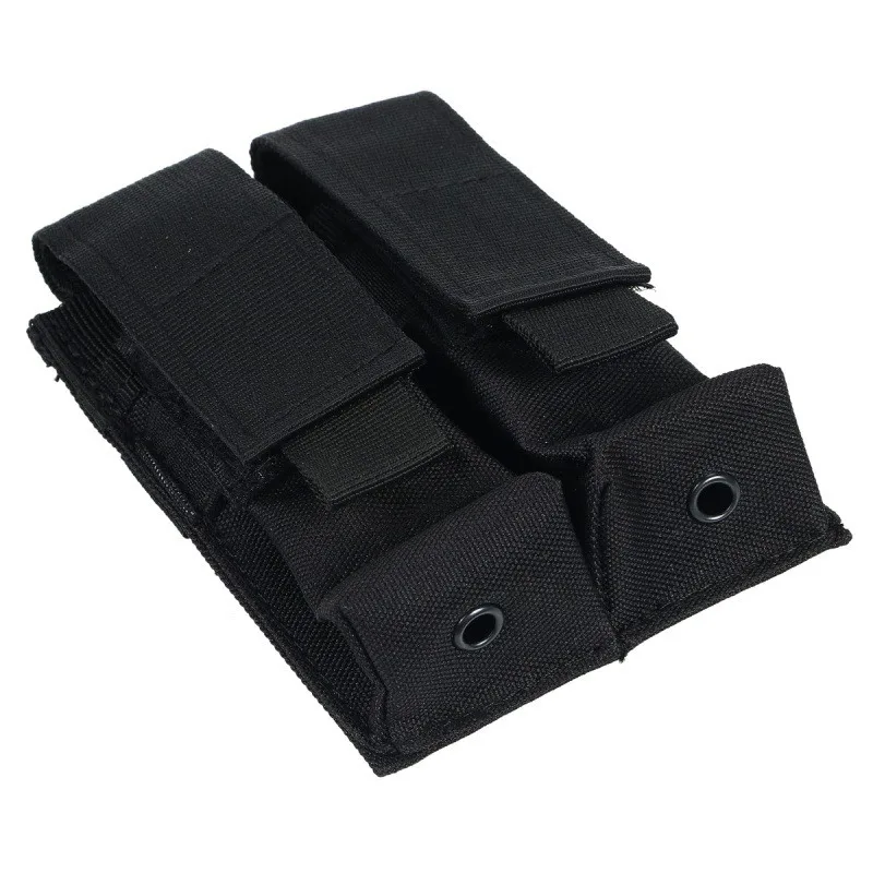 9mm Double Pistol Magazine Open Top Pouch Holster Case for Glock M1911 92F Flashlight Bag Outdoor Hunting EDC Tool Accessories