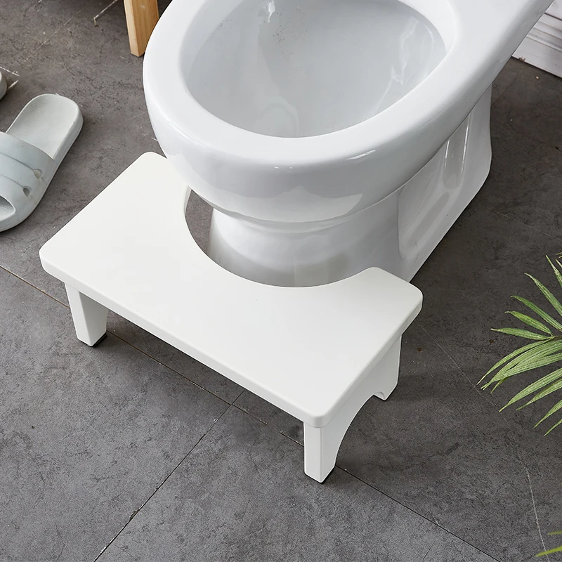 Solid Wood Toilet Footstool, Squatting Pit Chair, Home Furniture