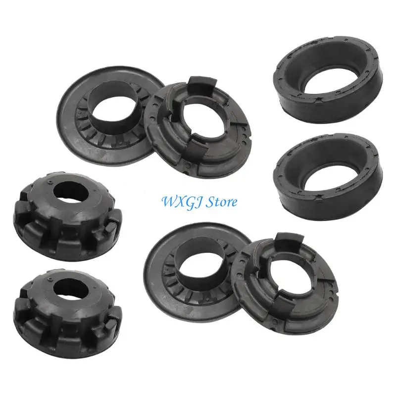 37JE Spring Insulator for 1999-2004 Suspension Repair, Part Numbers 52088402AB K160061, Front Rear Replacement Set, Black 1