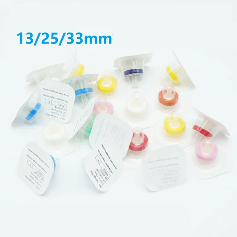 

1box (50pcs) Lab 0.22um/0.45um Sterile Millipore Syringe Filter Nylon/PES/ PTFE Membrane Filter Chemistry Laboratory Equipment