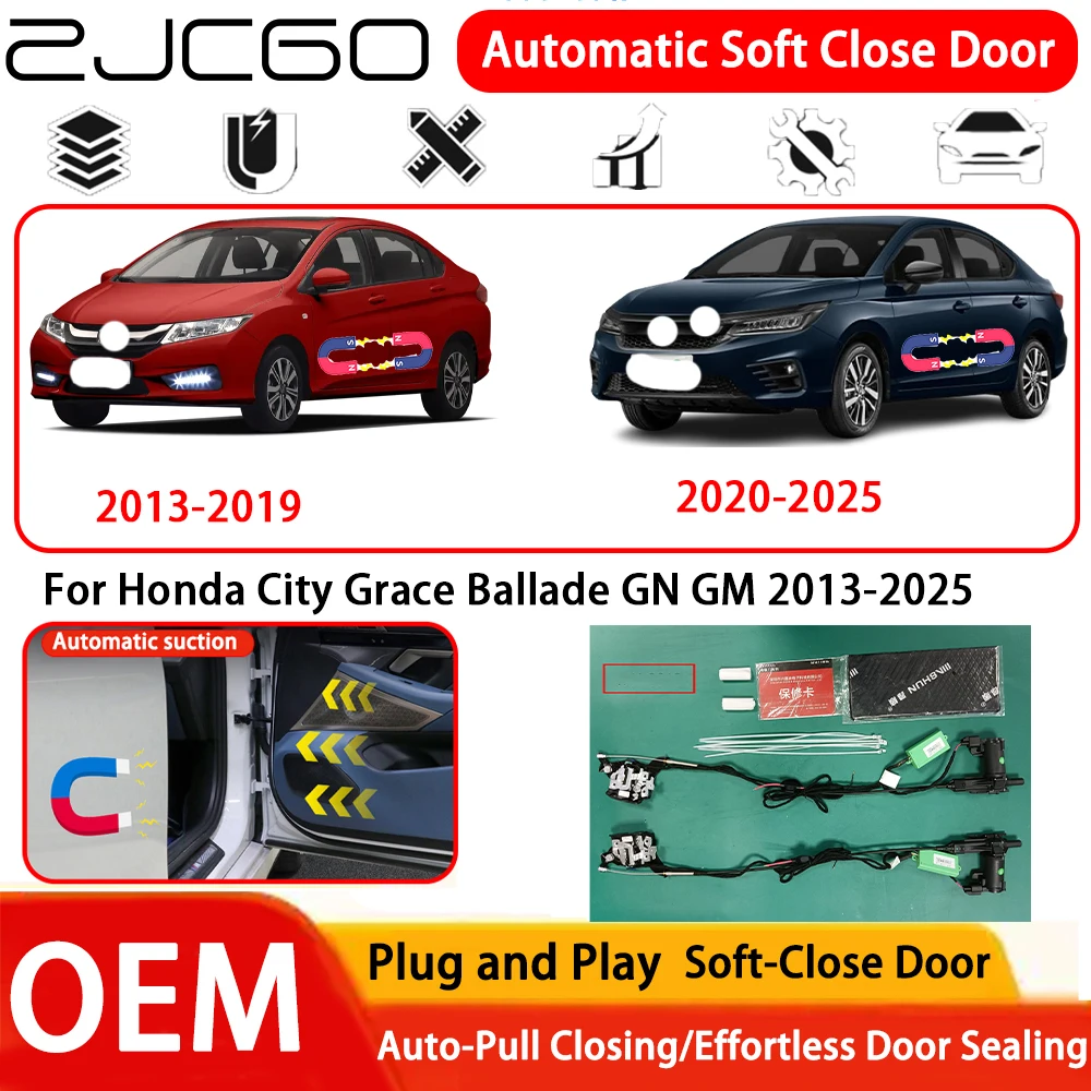 

for Honda City Grace Ballade GN GM 2013-2025 Car OEM Plug and Play Automatic Electric Soft Close Door Comfort Closing System