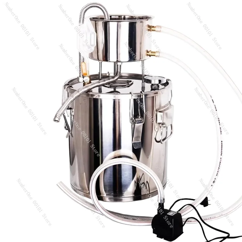 304 Stainless Steel Home Brewing Equipment Machine Pure Dew Distilled Water teamed Wine One Small Roast