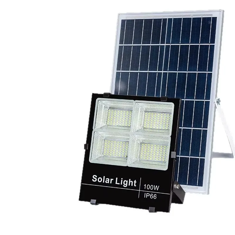 Wholesale Super Bright Waterproof Aluminum Light Emitting Diode Solar Flood Light IP67 Grade Outdoor Garden Street Light