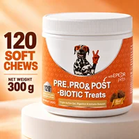 Dog Probiotic Soft Chews, Pre & Postbiotics for Digestive & Immune Support, Beef Flavor Treats, 120 Count, Daily Gut Care 5