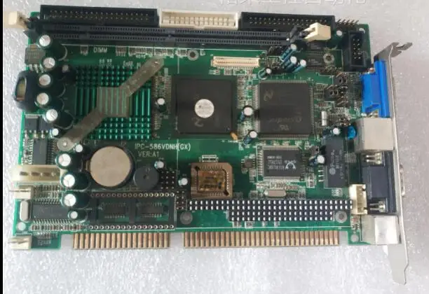 

IPC-586VDNH(GX) VER:A1 100%OK Original Embedded IPC Board Slot Industrial motherboard Half-Size CPU Card PICMG1.0 With CPU RAM