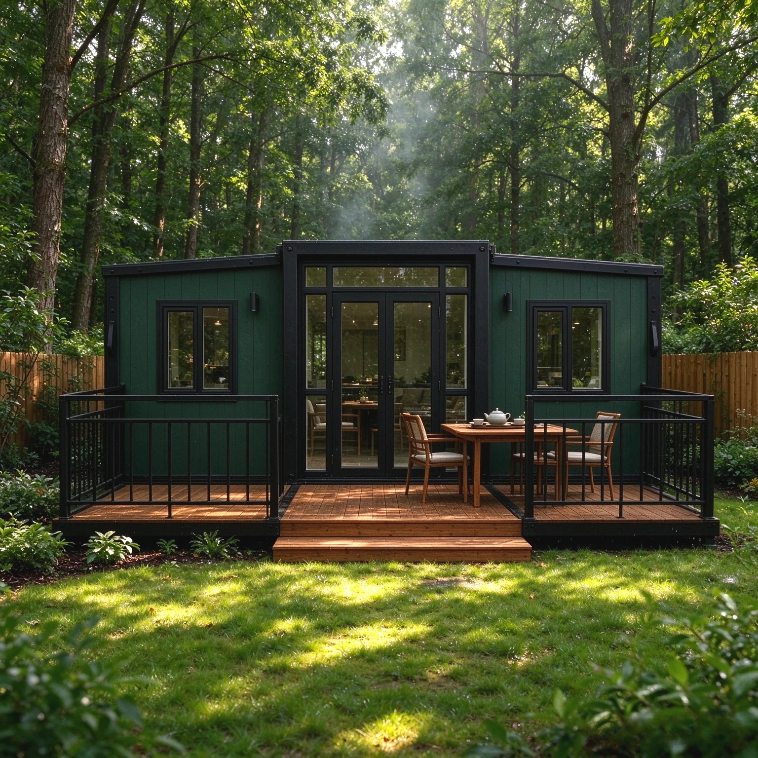 Forest Cabin Mobile Homes 20ft 40ft Prefabricated House Modular Tiny House Expandable Container House Garden Rooms Vacation Room