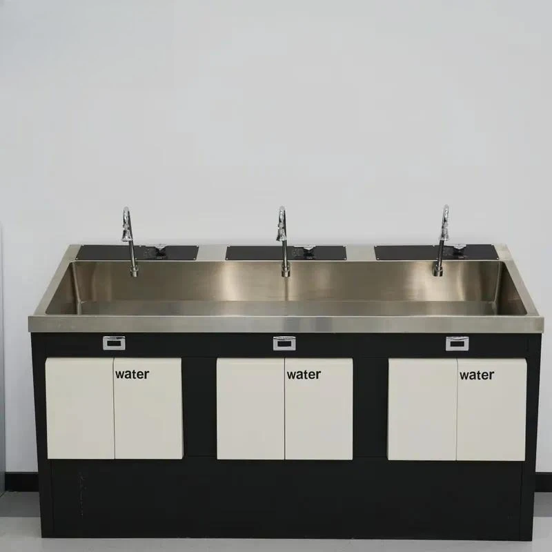 for 304 Stainless Steel Acrylic Infrared Induction Wash Basin Non Contact Drain 40L Hospital Medical