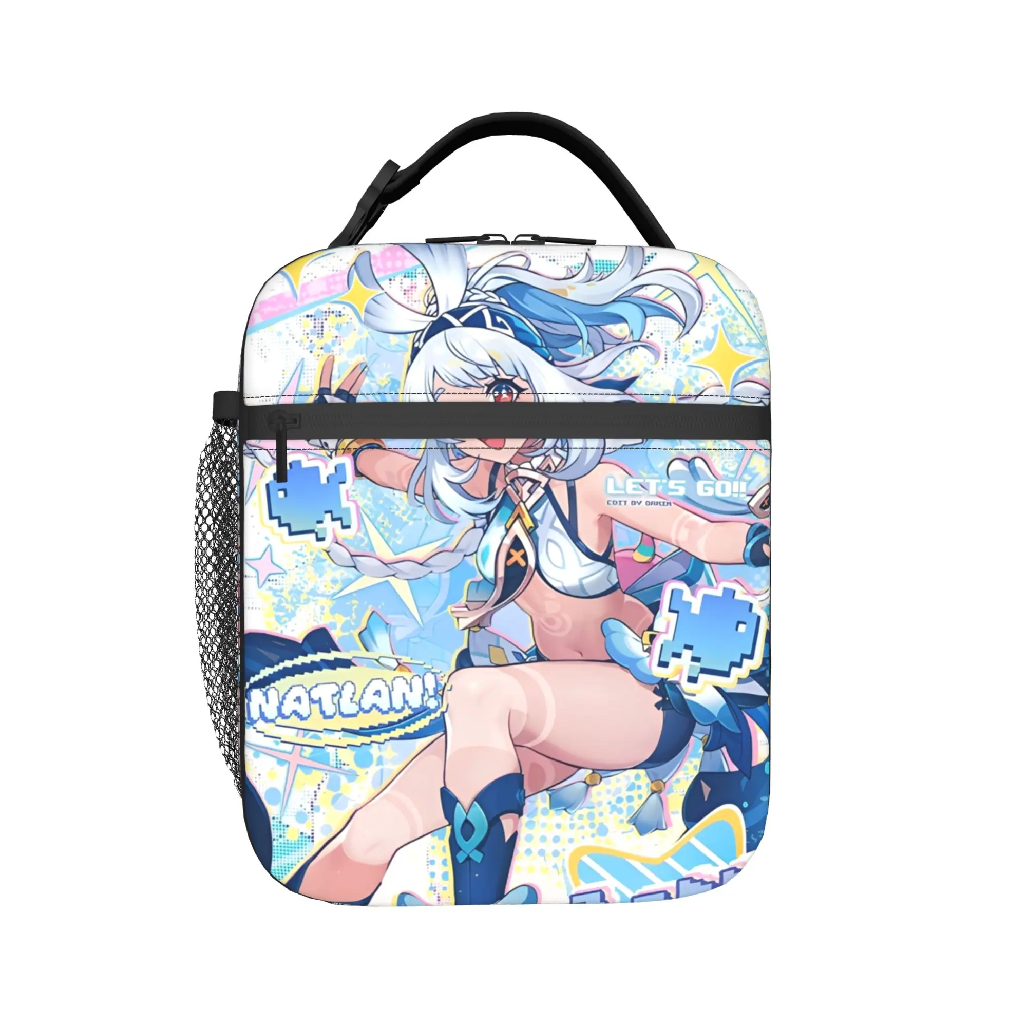 genshin impact game Product Insulated Lunch Bag For School  Food Container Portable Cooler Thermal Lunch Box