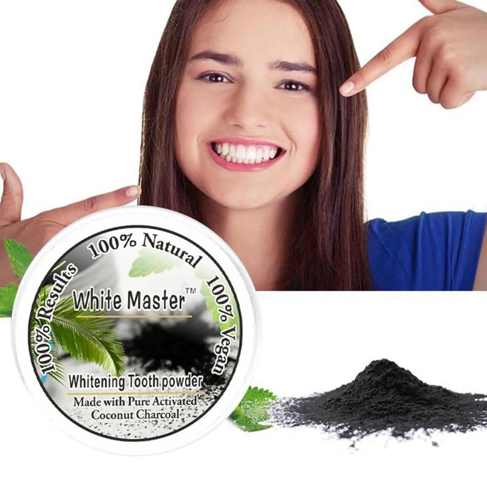 10g Tooth Whitening Powder Activated Bamboo Charcoal Powder Charcoal Removal Whitening New Tartar Teeth Stain Toothpaste