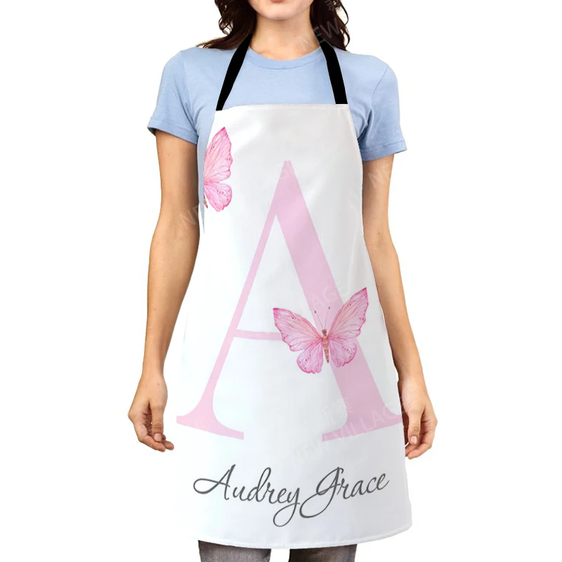 nordic Aesthetic Women kitchen apron kids original Children Waterproof girl princess waiter work apron oil proof boho plant