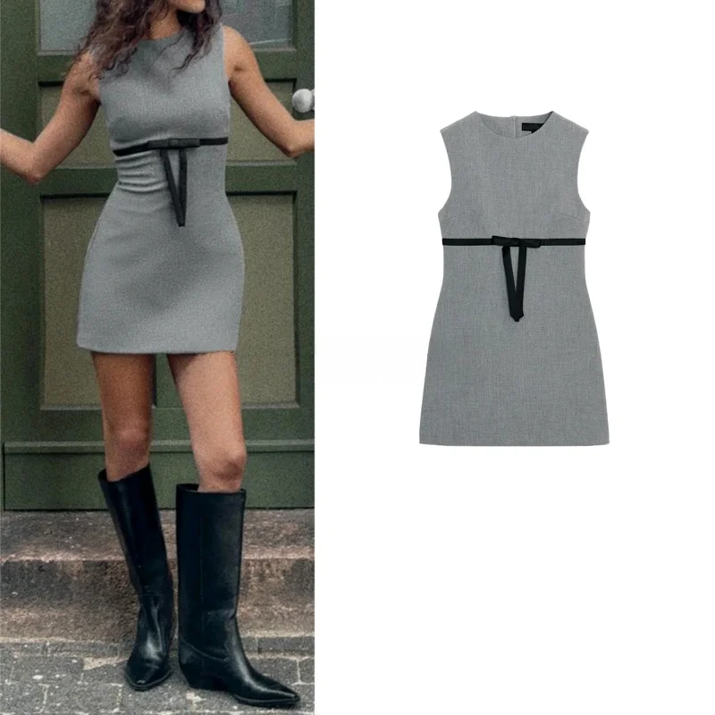 خريف جديد جولة Ne Svel Knot ort الحرير الساتان الشعور الدكتور V-Ne سليم صالح عادية زر واحد ميدي الدكتور #1