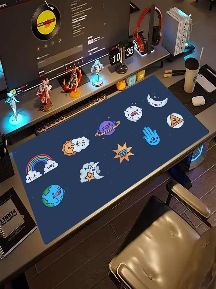 

Cartoon Fun Cartoon Mouse Pad Computer Office Mouse Pad Non-slip Trading Card Desk Pad