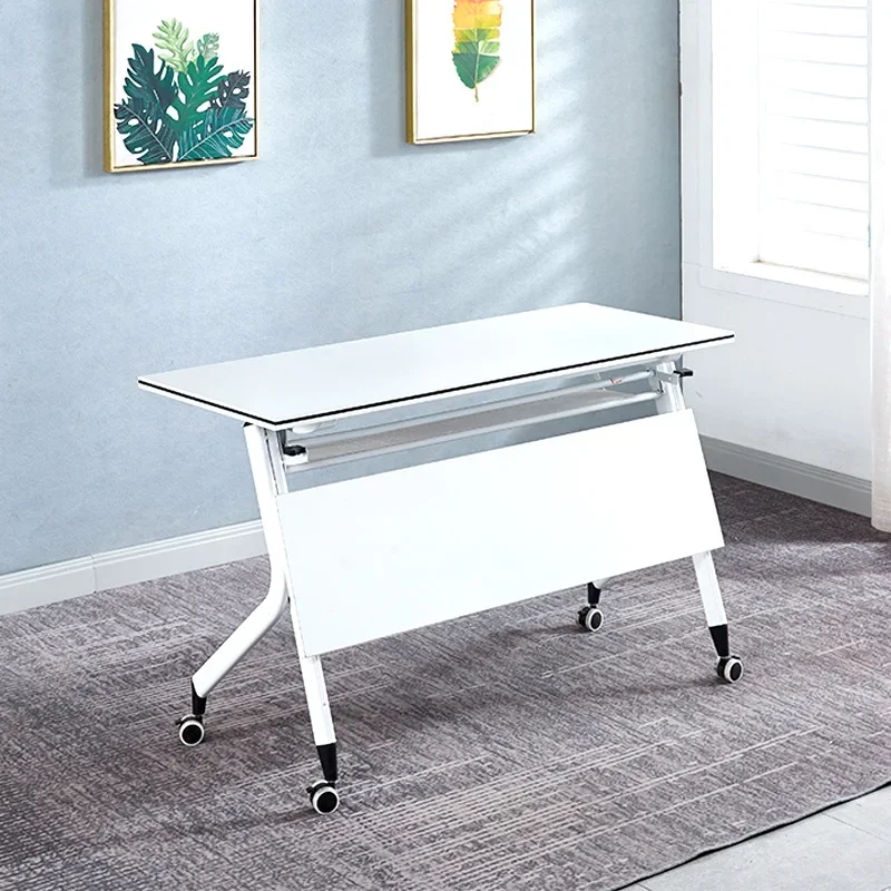 

Офисные столы Бесплатный складной тренировочный стол Утолщенный рабочий стол Смелые ножки стола Бесшумные универсальные колеса Компьютер-sch 분tische Mobili