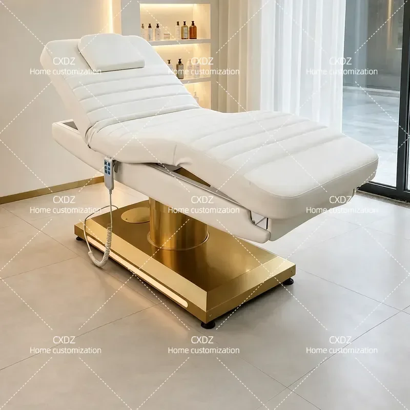 Electric Beauty Bed Intelligent Lifting Massage Table for Eyelash Extensions Facial Treatment Spa Salon Furniture Adjustable