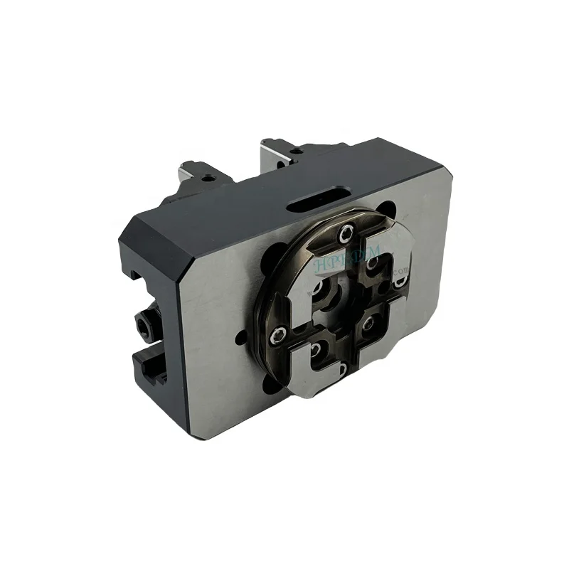 الدقة العمل الصلب تباعد 52 مللي متر ملزمة التصنيع باستخدام الحاسب الآلي ذاتية التمركز مع نظام 3R لوحة توسيط HE-R06822.120R