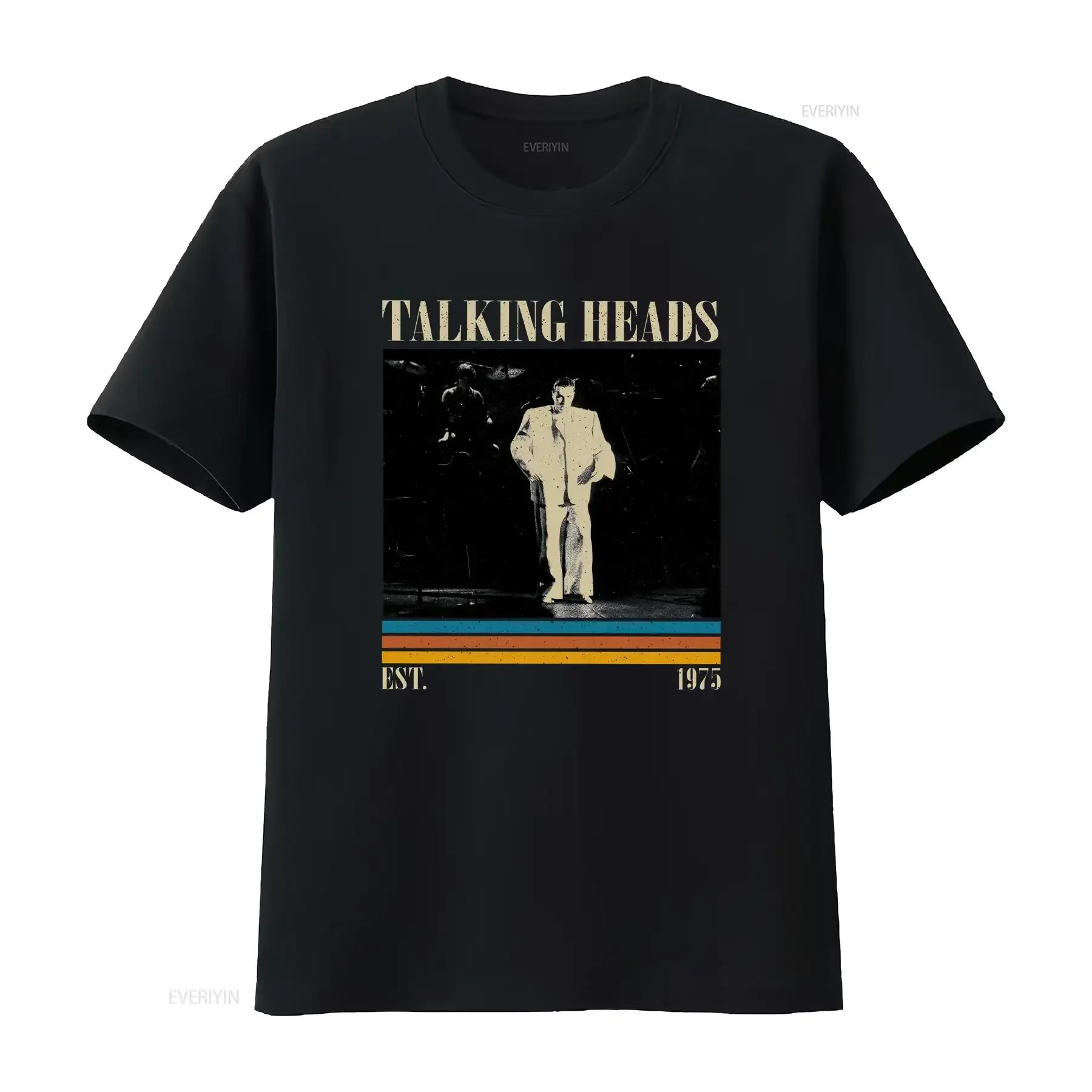 

Футболка Talking Heads Rock Band Ретро Винтаж Классика s для него Рождественская винтажная стираная уличная одежда Удобная повседневная слегка