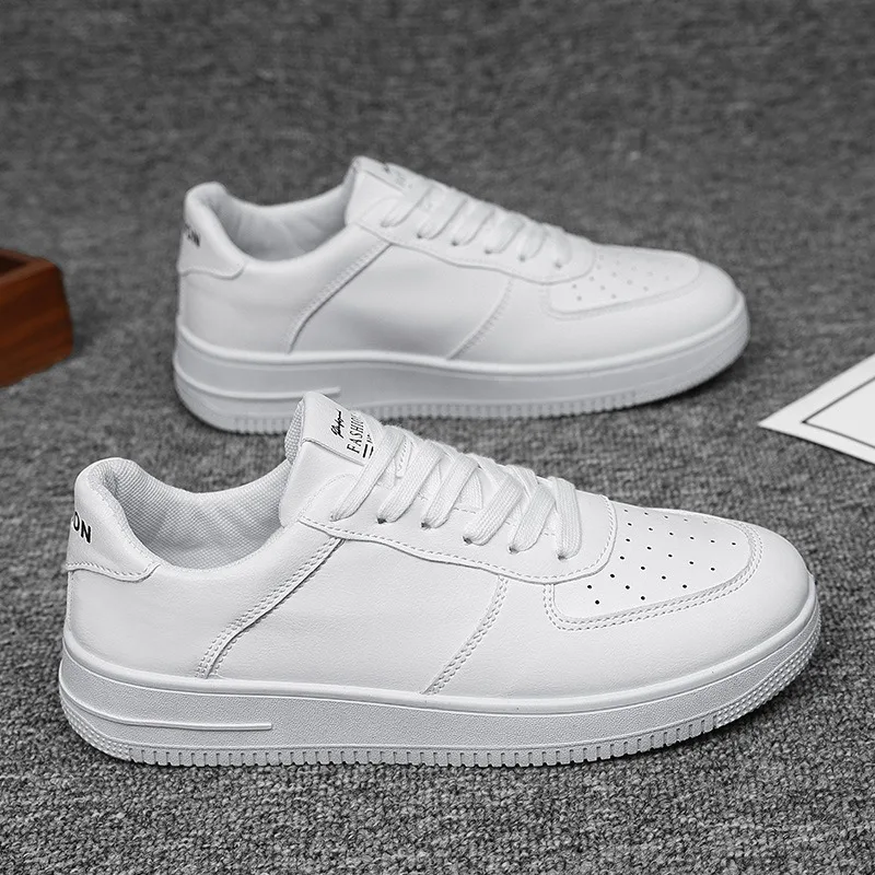 

Summer Men's Shoes 2025 New Guochao Little White Shoes Platform Low-top Student Shoes Casual Sports Shoes Breathable Board Shoes