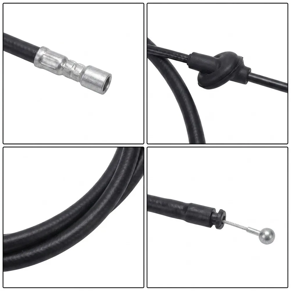 For Porsche Hood Latch Hood Black Hood Latch Cable ABS Material Construction Wear Resistant Design Non Deformation Structure
