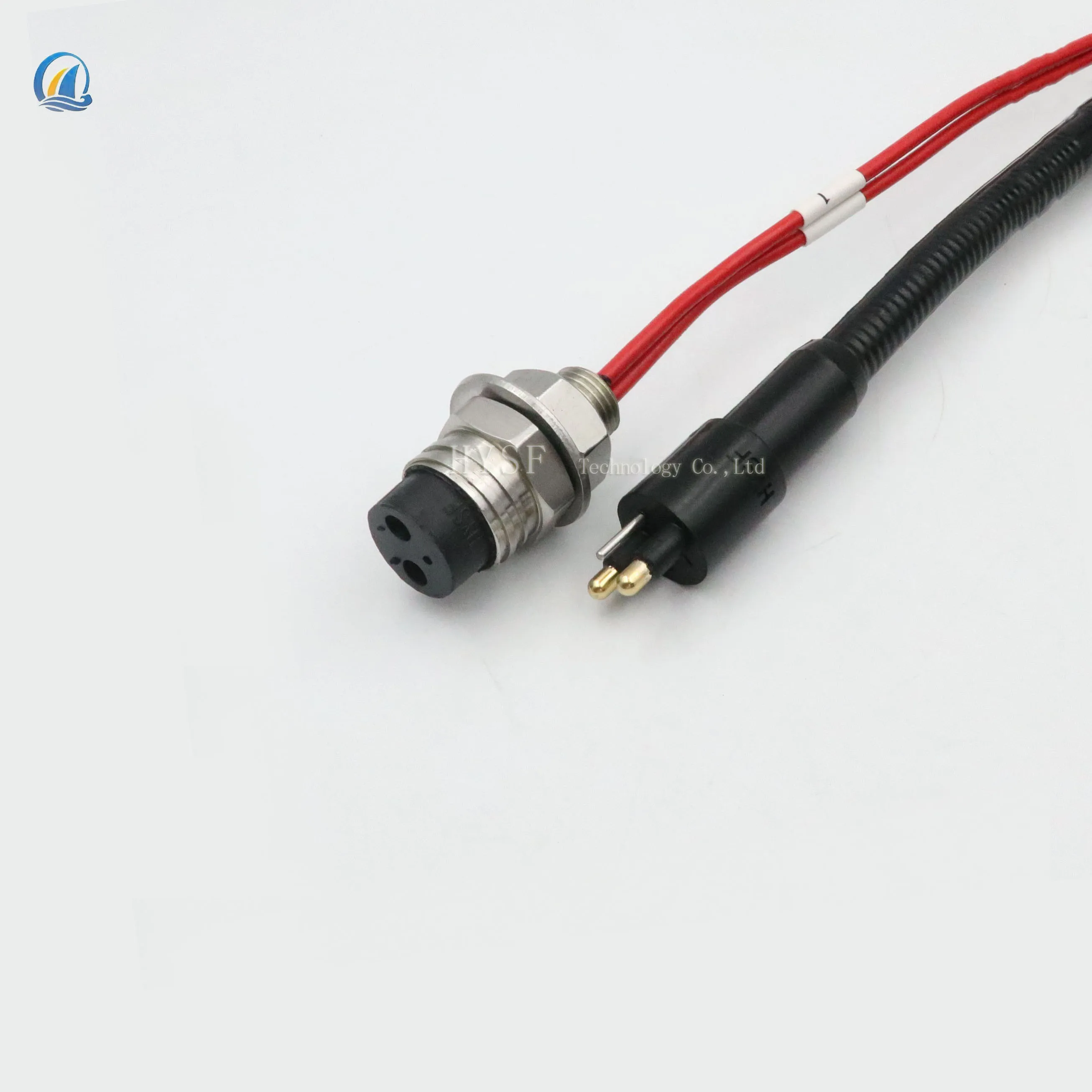 2-core Waterproof Connector, Compact and Convenient for Plugging and Unplugging Underwater Cables, signal Power