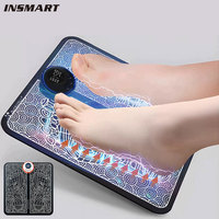 Electric EMS Foot Massager Pad Relief Fatigue Relax Muscle Stimulation Improve Blood Circulation Feet Acupoints Massage Mat