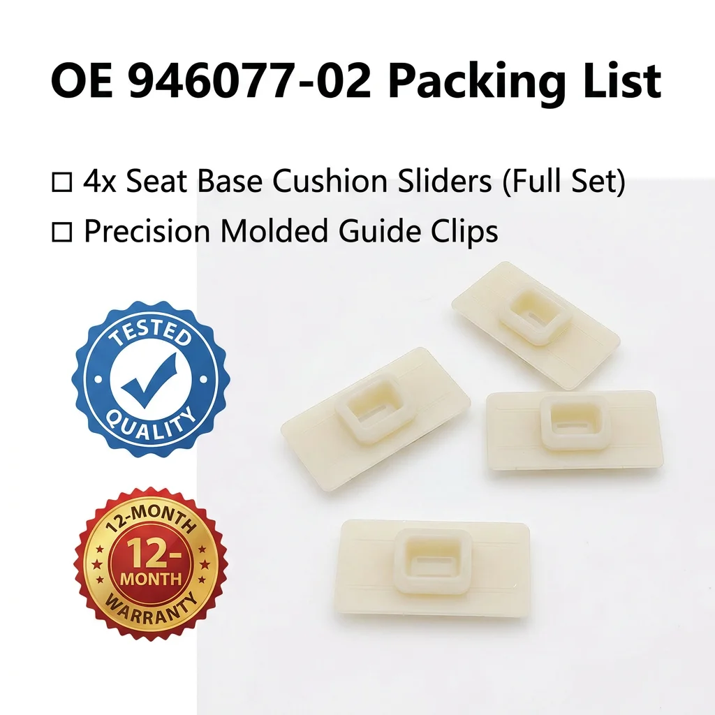 

946077-02/00E 946077-02 Truck Seat Base Cushion Slider Guide for ISRI NTS2 for Volvo FH FM DAF XF CF Renault Scania MAN 4PCS