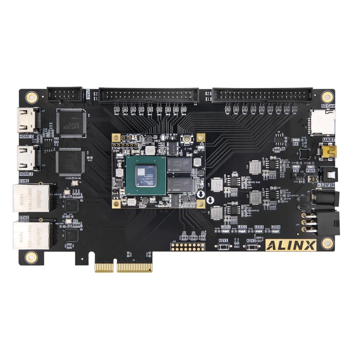 RoRuSALINX AX7203 Development Board XILINX Artix-7 XC7A200T FPGA SoMs PCIe Accelerator Card FPGA Chip