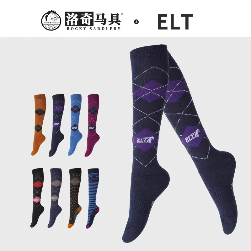 ELT Equestrian Socks Riding Socks Children's Equestrian Long Socks Equestrian Socks Adult Men and Women 8111034