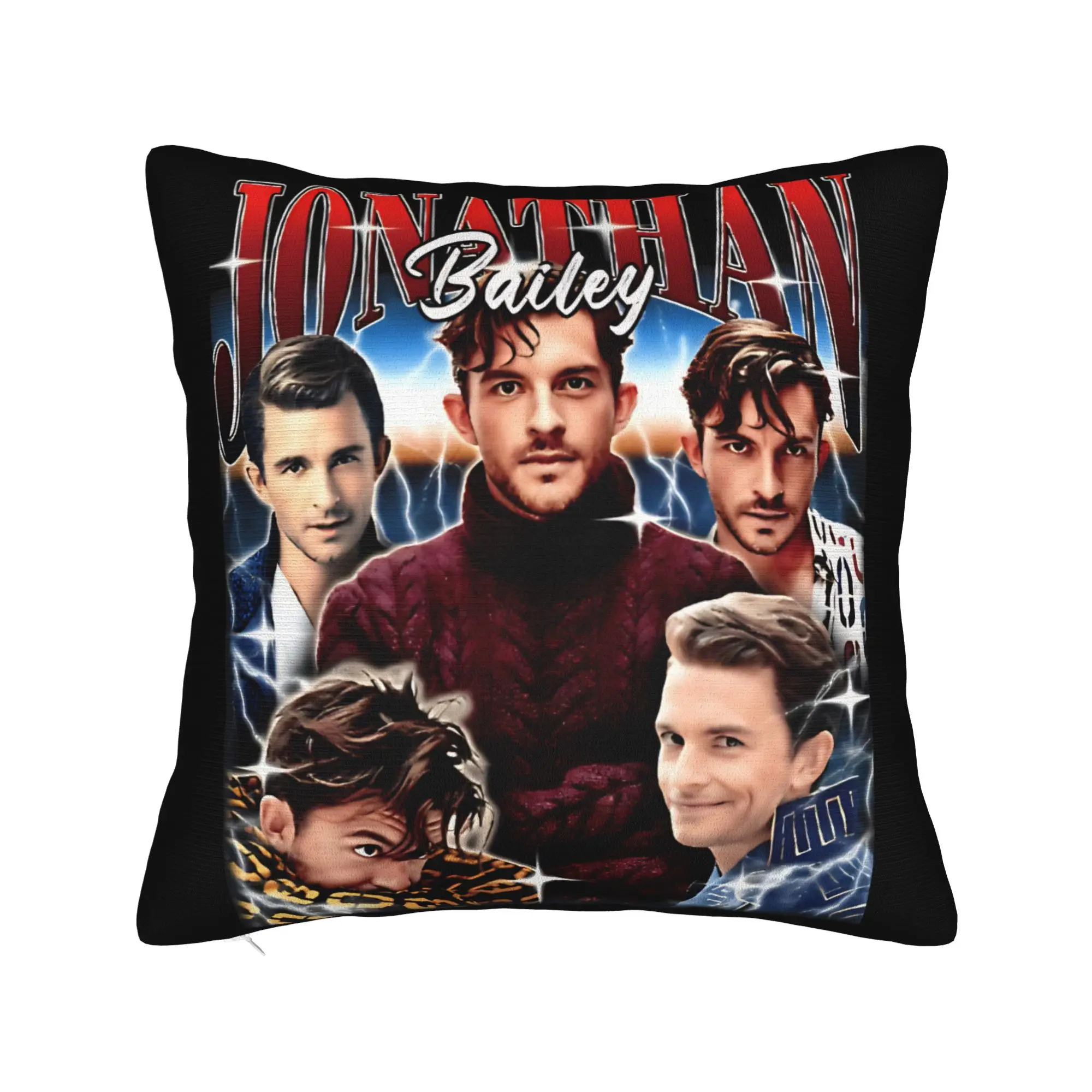 Fiyero Jonathan Bailey Wicked Square Pillow Case  Cushion Cover Novelty Polyester Decor Throw Pillow Case Cover for Sofa 40*40cm