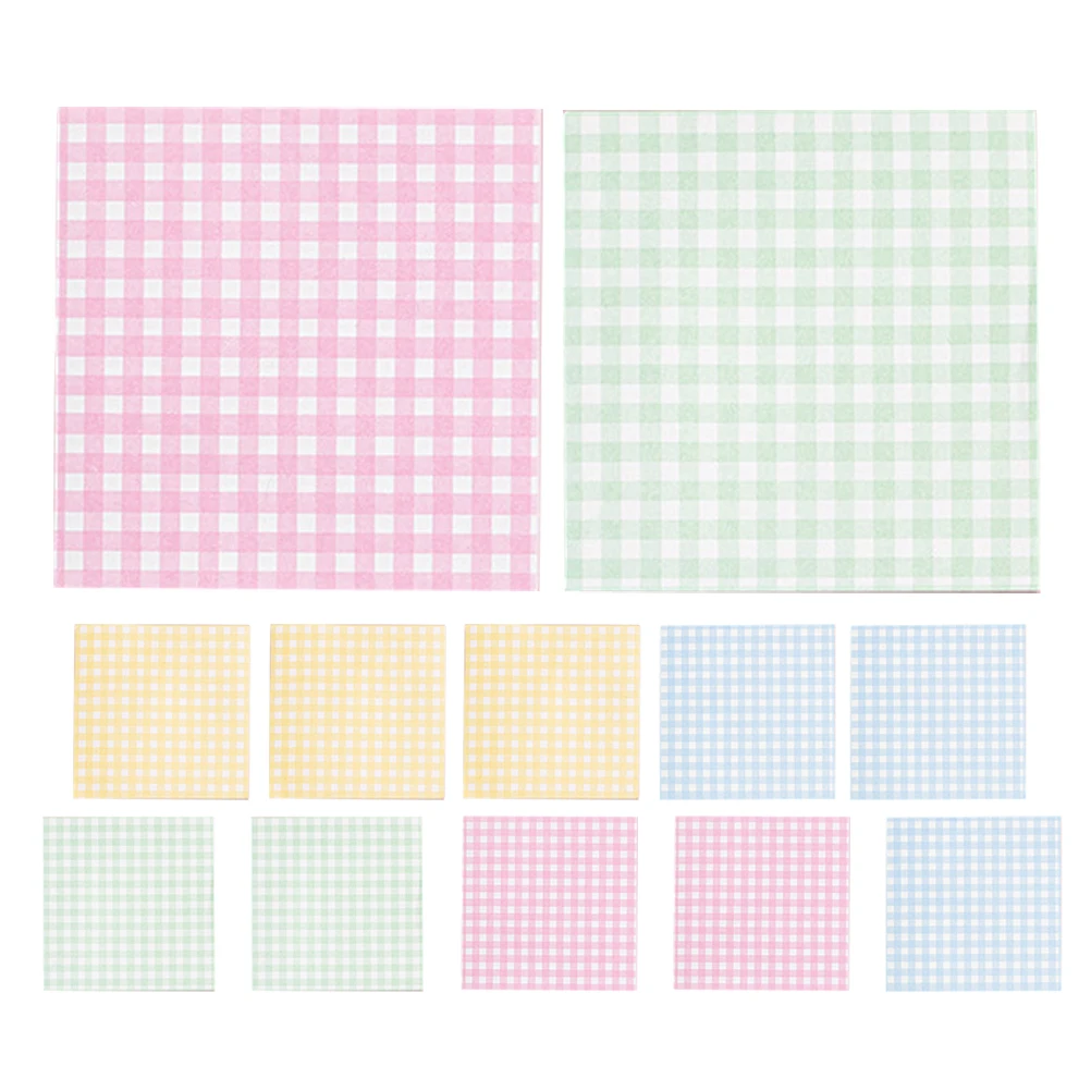 

16 Books Cute Writing Pads Classroom Must Haves Memo for Students Blank Adhesive Notepads Colorful Mini Decorative