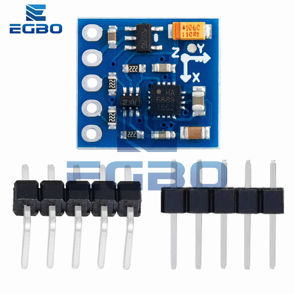 1~10PCS EGBO GY-271 Electronic Compass Compass Module HMC5883L Triple Axis Compass Three-axis Magnetic Field Sensor