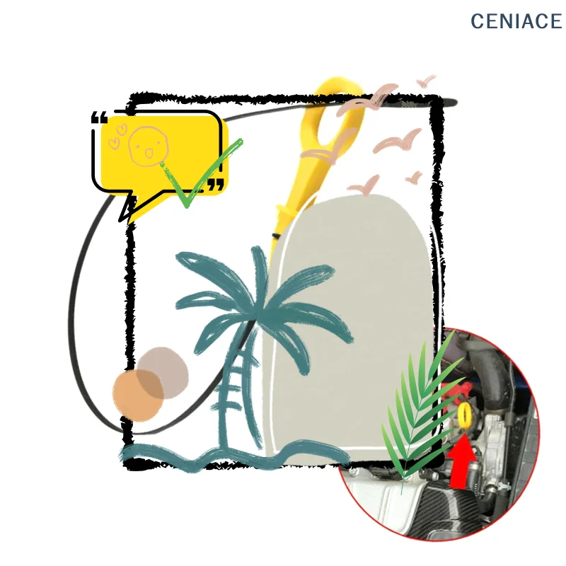 1 Pcs Car High Quality Engine Oil Dipstick Fit For A4 A5 Q3 Q5 Quattro 2.0T B8 B9 For 3G EA888 Engine Accessories