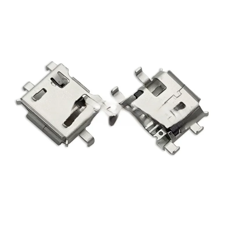 MICRO 5P Sinking Plate 0.72MM Female USB Four-Pin with Soldering Plate Microphone Female with Solder Wire
