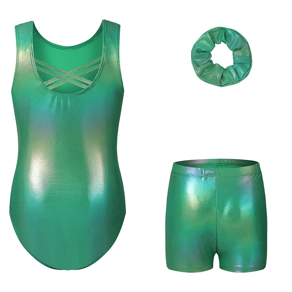 Gilded Dance Clothes Girls' Ballet leotard Children's Gymnastics Performance Tight Clothes