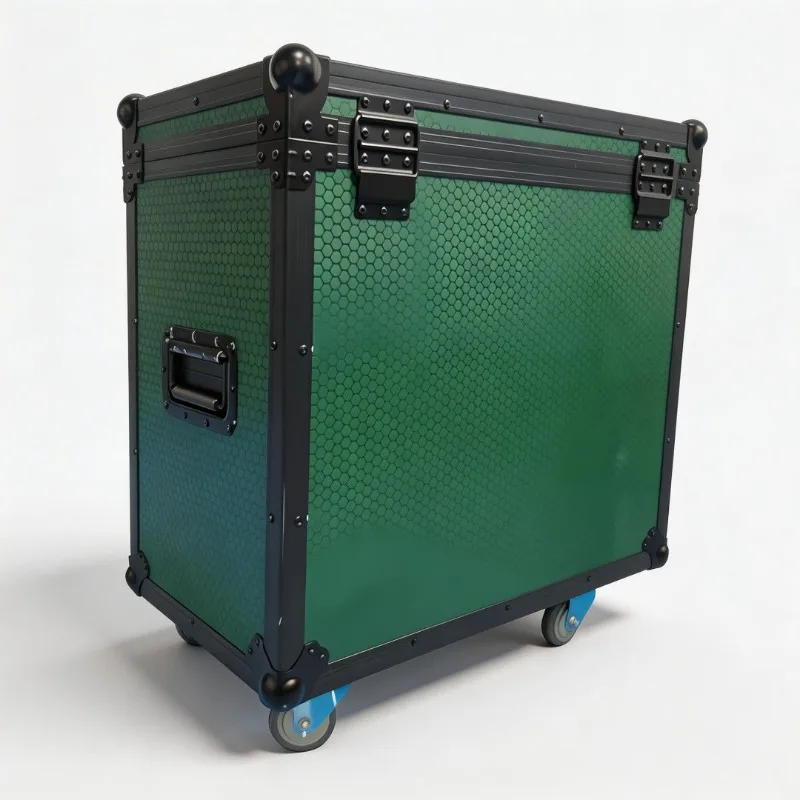 Green Color Flight Case Suitable for All Products & the Price Varies Depending on the Product