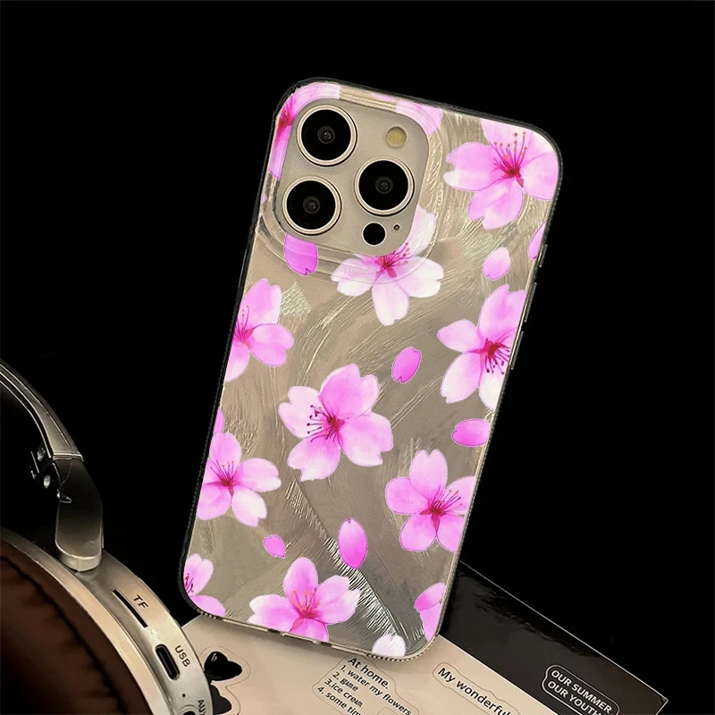 

Противоударный чехол для телефона с цветочным узором для Xiaomi Redmi 14C 13C 12C Note 14 13 12 Pro Plus 5G 14S 12S 11S 11 10 Cover