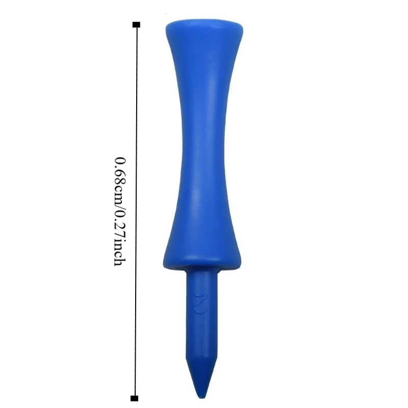 100 قطعة 68 مللي متر جولف المطاط المحملة البلاستيك القابلة لإعادة التدوير المهنية جولف المحملة استبدال مكافحة فقدان ممارسة الغولف المحملة أدوات ممارسة الغولف