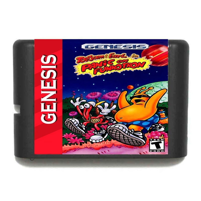 New Arrival Toejam & Earl In Panic on Funcotron 16bit MD Game Card For Sega Mega Drive For Genesis