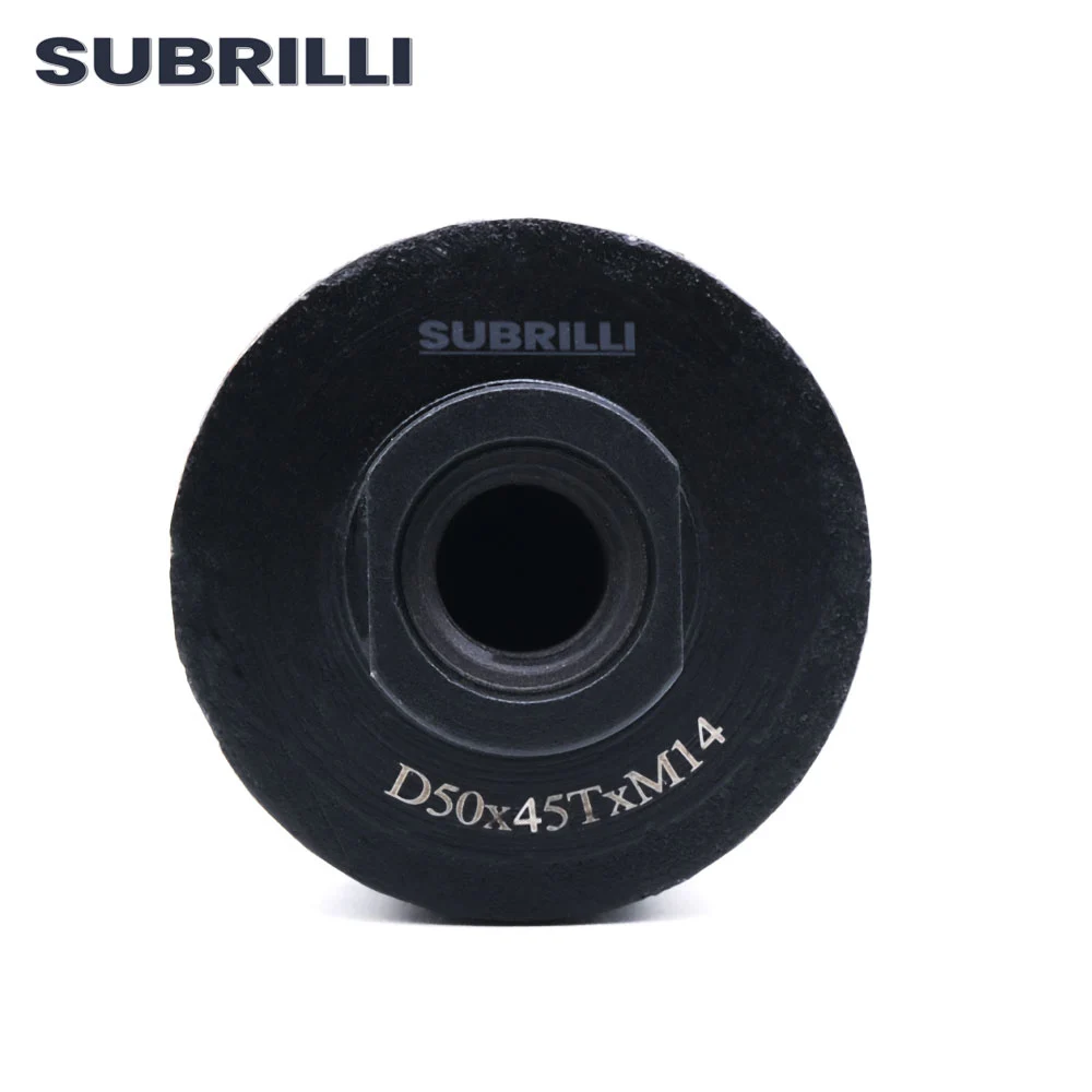 Subrilli d50mm resina preenchida com tolerância zero rebolo diamante tambor polimento roda profiler disco de lixamento para granito mármore