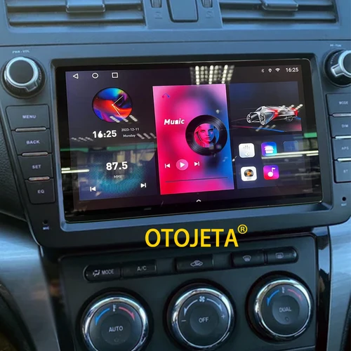 Autoradio multimédia Android 14, 9 pouces, pour Mazda 6 6(GH) RUI 2008 2010 2012 2013 2015, Navigation CarPlay GPS, lecteur vidéo automatique
