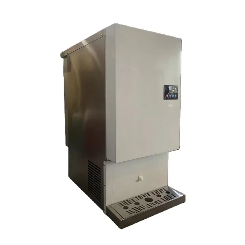 

120Kg/24h Automatic Ice Cube Machine and Dispenser Commercial Ice Maker