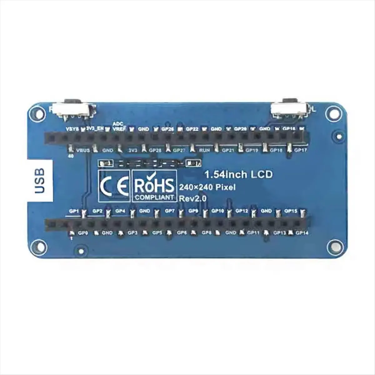 For 1.54 Inch LCD Display 240x240 IPS Screen High-Resolution Display for Projects