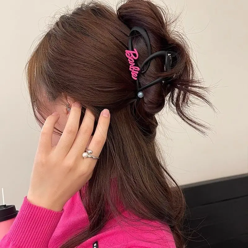 Metal Heart Shape Hair Clip Hair Grabbing Temperament High End Feeling Shark Clip Internet Famous New Hair Accessories