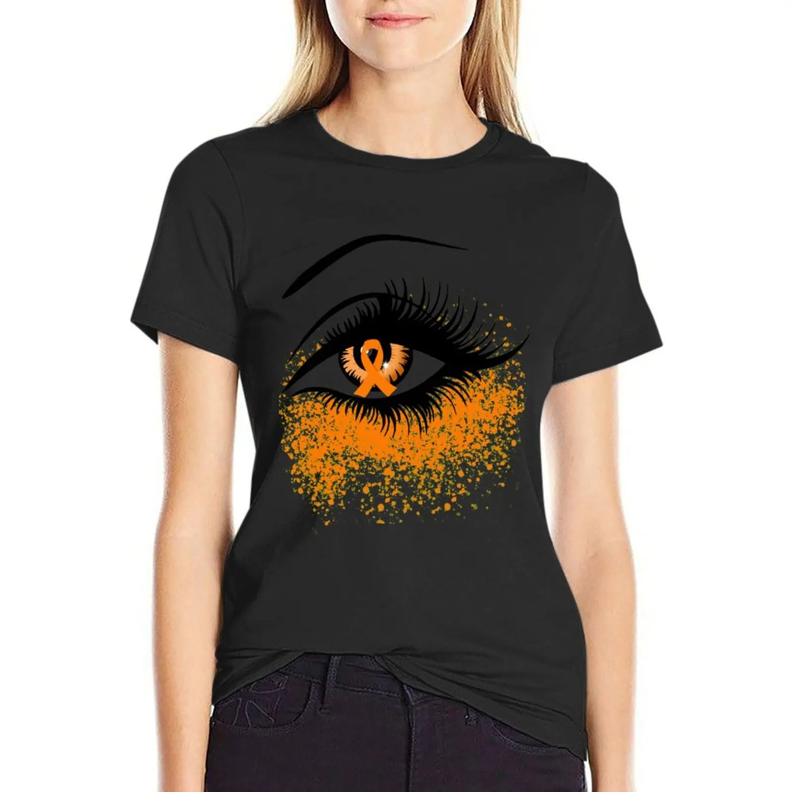 Multiple Sclerosis Awareness T shirt Perfect Eyes For Women T-Shirt hippie clothes lady clothes t-shirts for Women loose fit