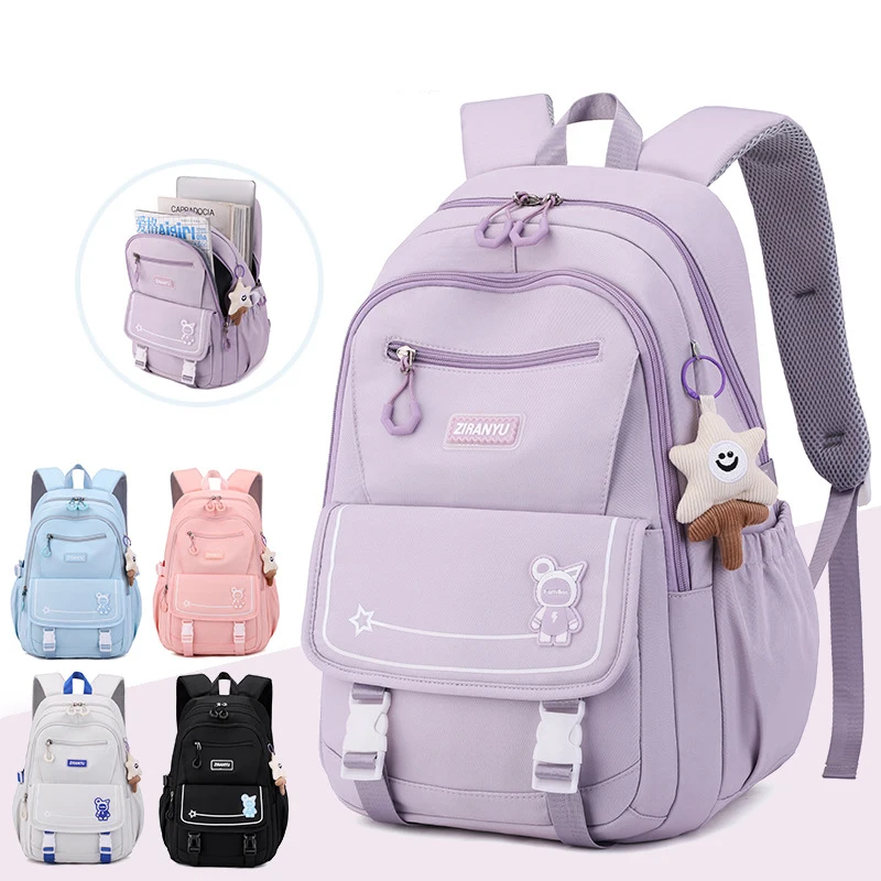 

School Backpacks For Girls Large Capacity Women's Backpacks Lightweight Travel Bag Universal Simple School bag Student Backpack