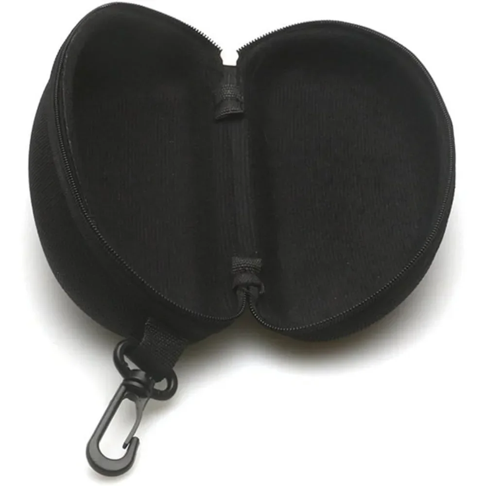 Sunglasses Case and Large Waterproof Eyeglasses Case Hard EVA zipper for Men & Women or Children with Cleaning Cloth