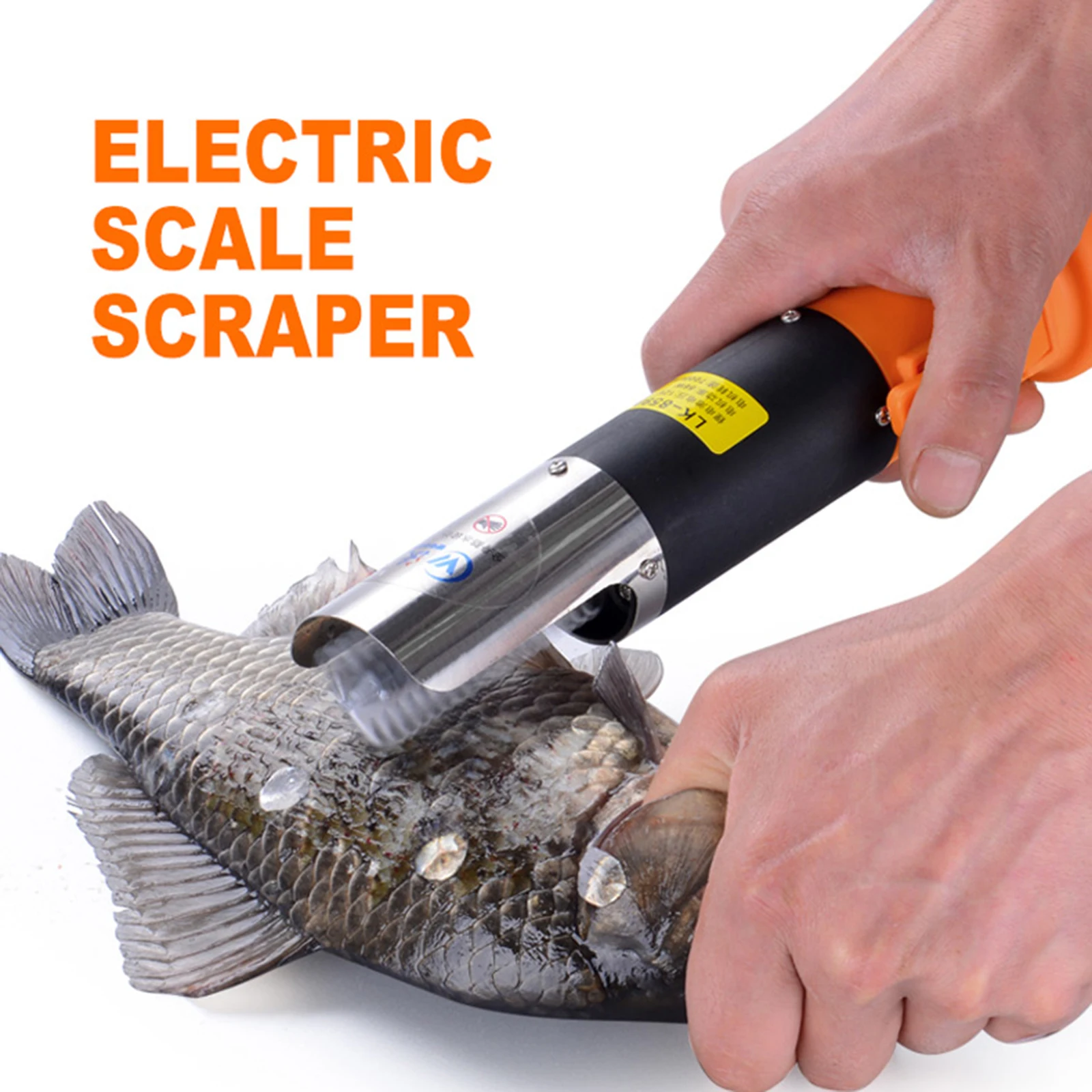 Cordless Fish Scaler 2000mAh Battery Seafood Tools Fish Scaler Remover for Restaurants Electric Fish Scaler Fishing Scalers