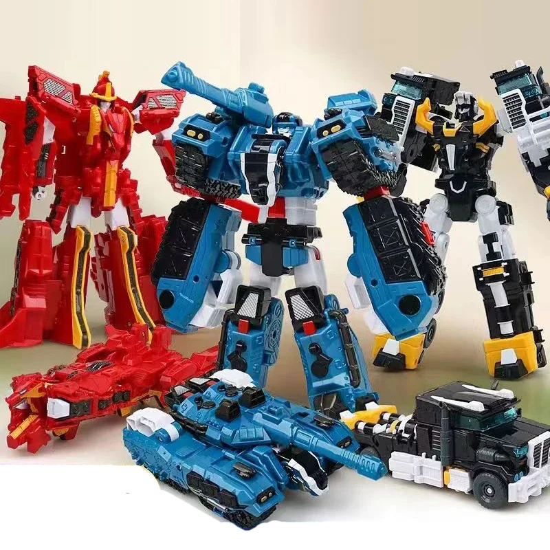 Tobot Galaxy Detectives Master V Ultimate LEON ROVER Combiner Robot Mecha Car Plane Action Figure ABS Transformation Model Toys
