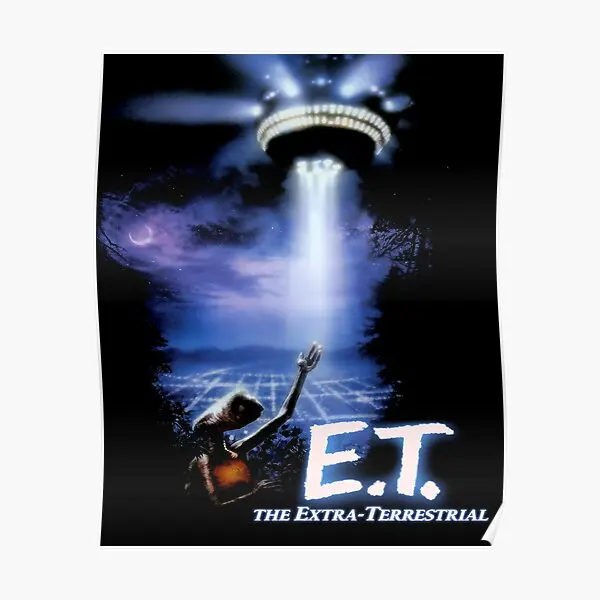 E T The Extra Terrestrial 1982 Movie  Poster Room Painting Decor Modern Wall Art Print Funny Home Decoration Picture No Frame